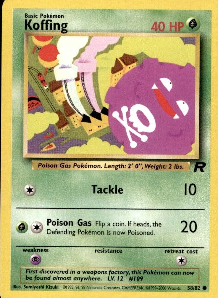 Koffing 2000 Pokemon Team Rocket