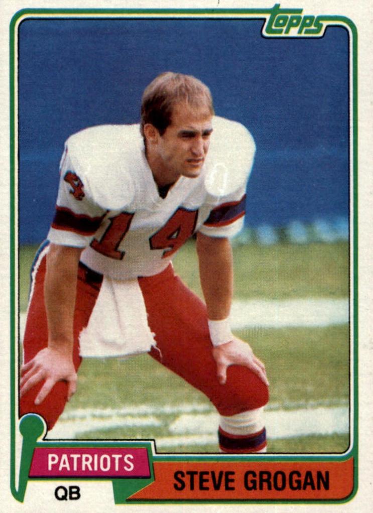 1981 Steve Grogan #25