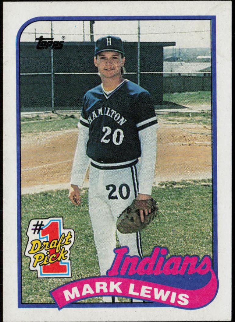 1989 Topps Mark Lewis #222 card