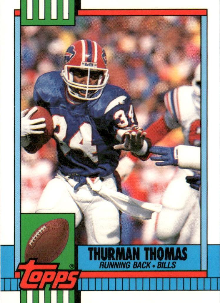 1990 Topps Thurman Thomas #206 card