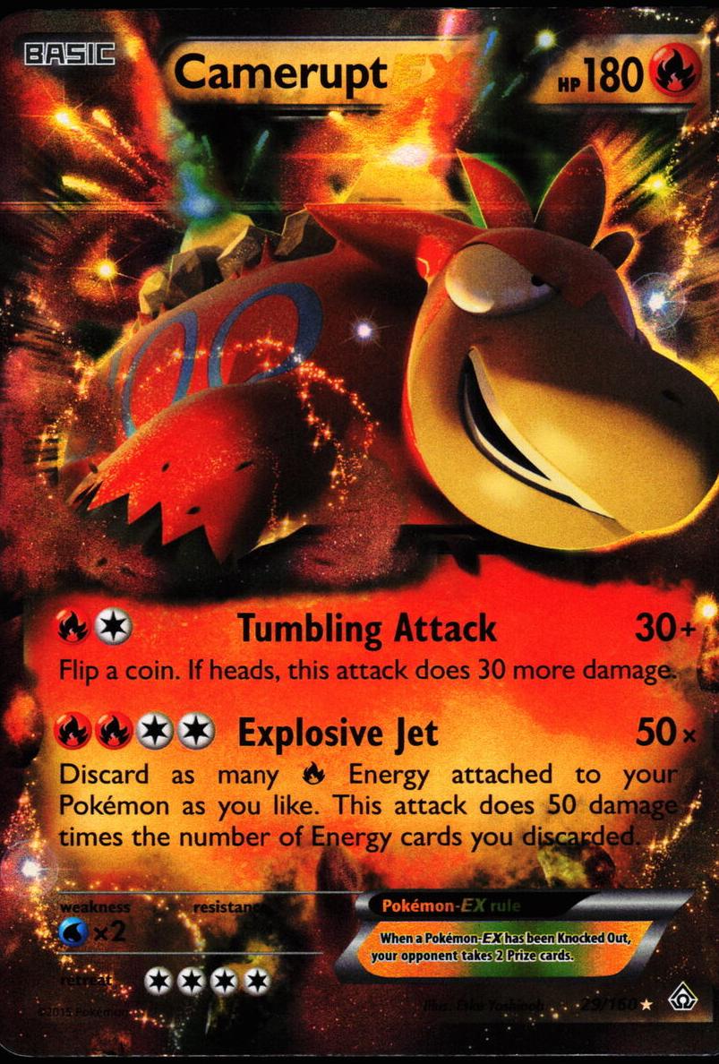 Camerupt EX 2015 Pokemon XY Primal Clash