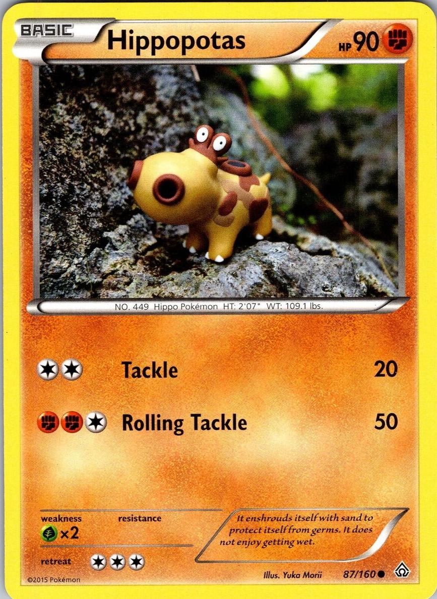 Hippopotas 2015 Pokemon XY Primal Clash