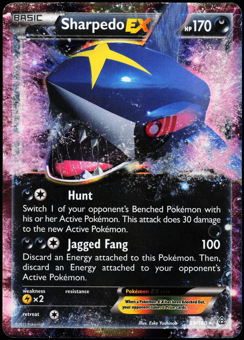 Sharpedo EX 2015 Pokemon XY Primal Clash