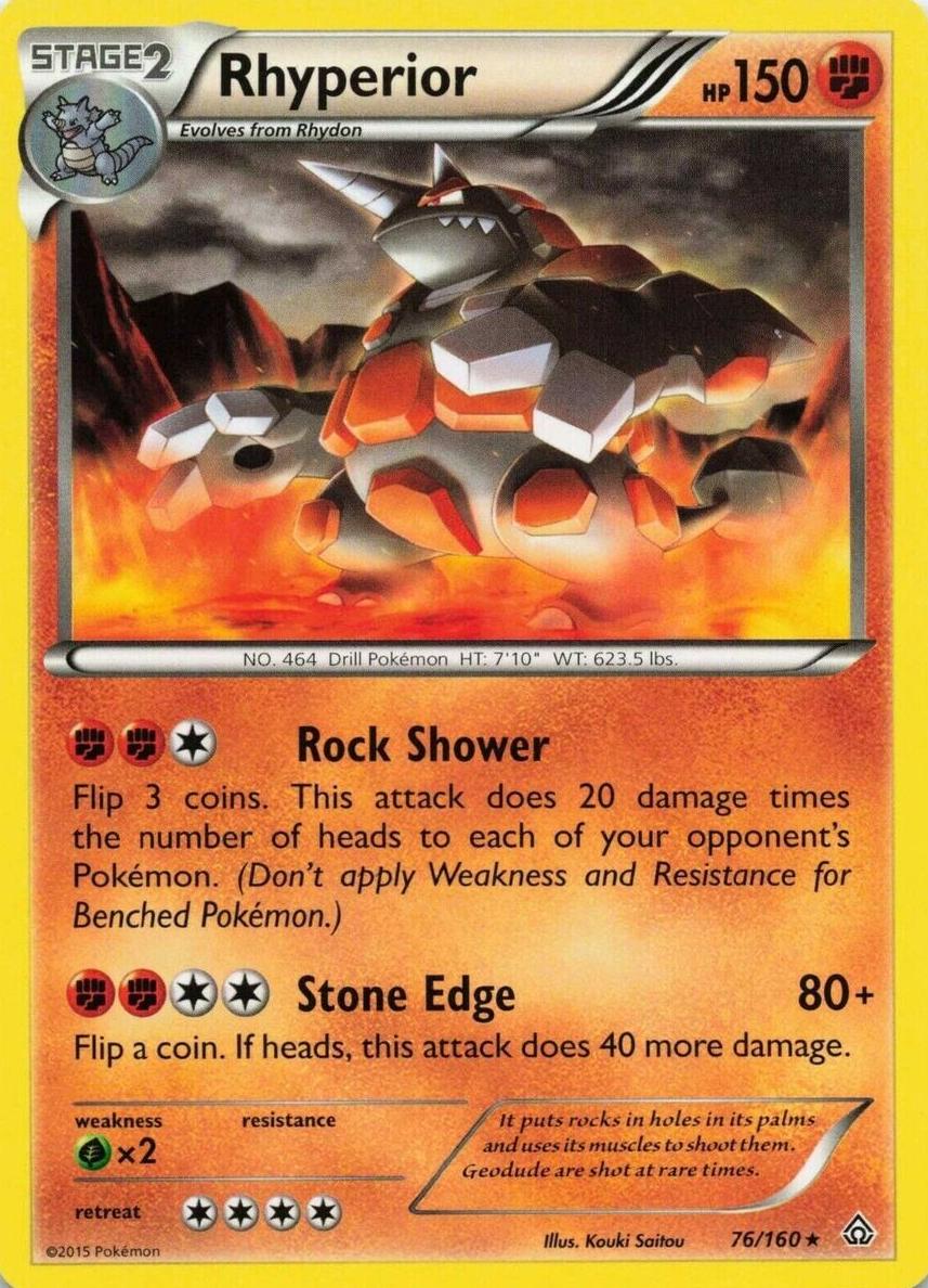 Rhyperior 2015 Pokemon XY Primal Clash