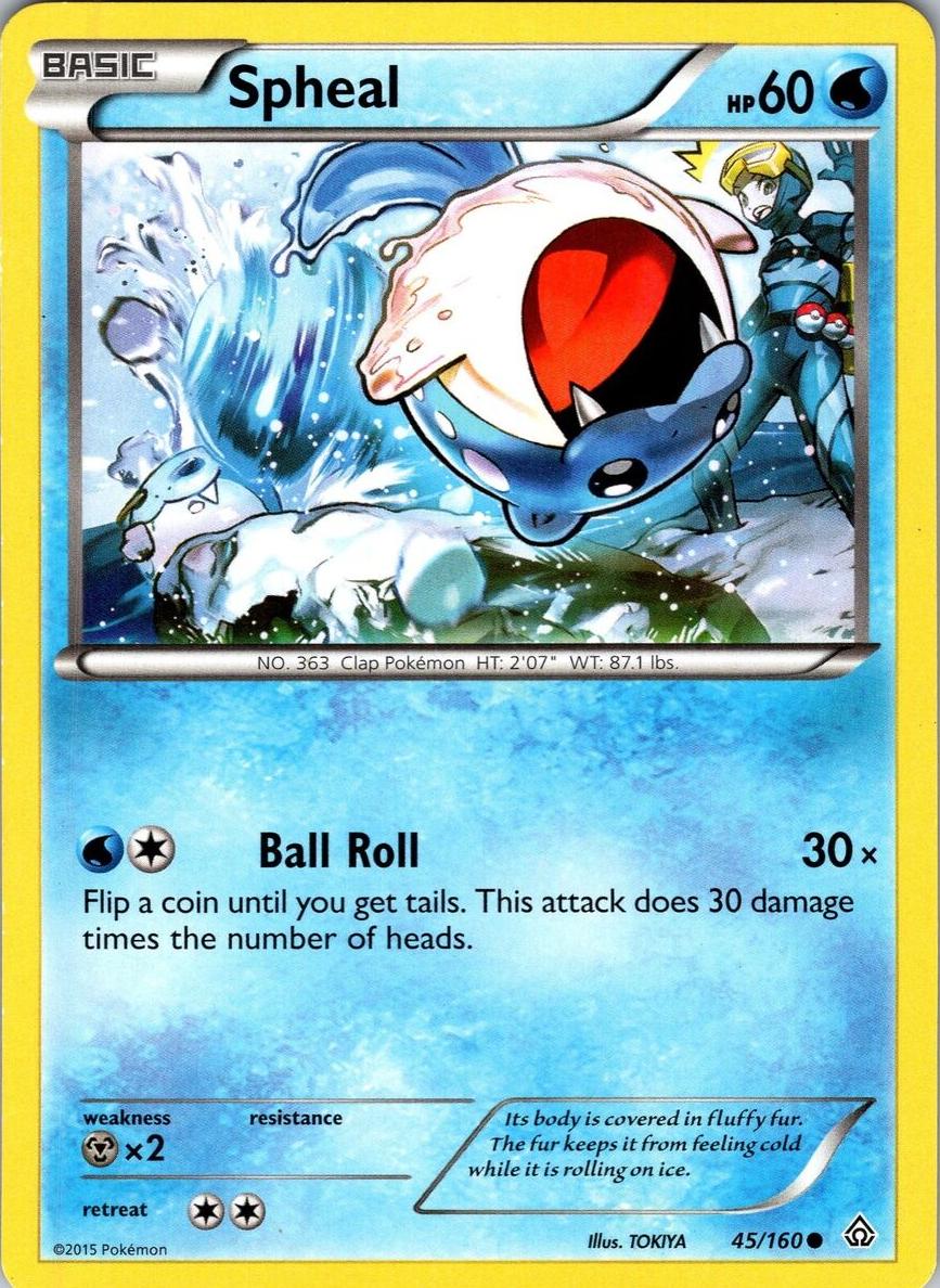 Spheal 2015 Pokemon XY Primal Clash