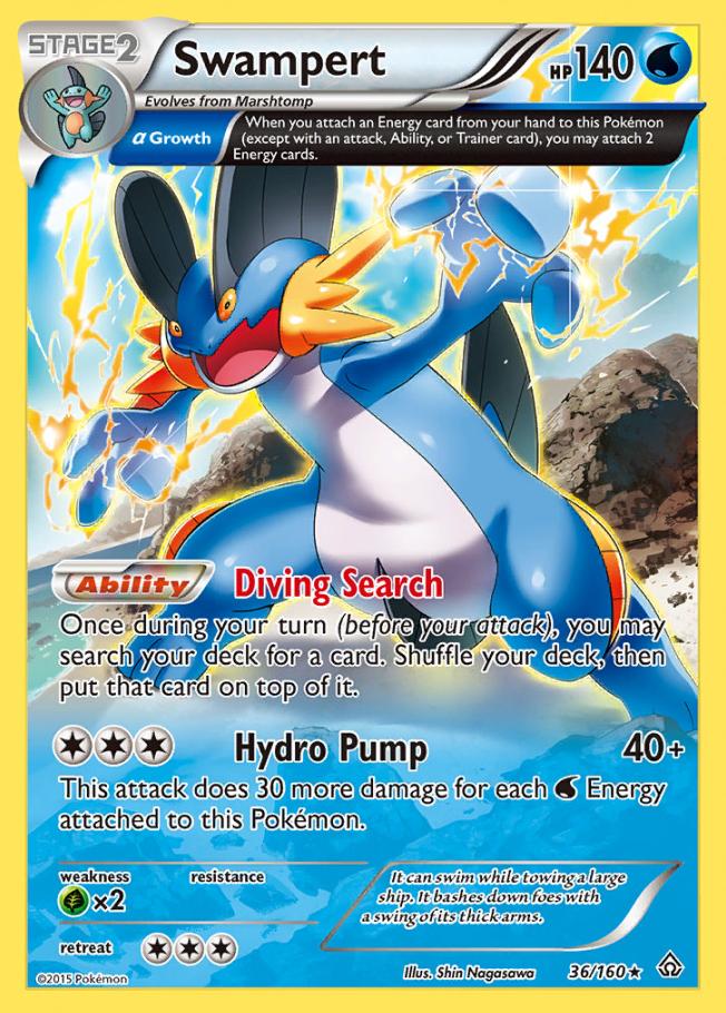 Swampert 2015 Pokemon XY Primal Clash