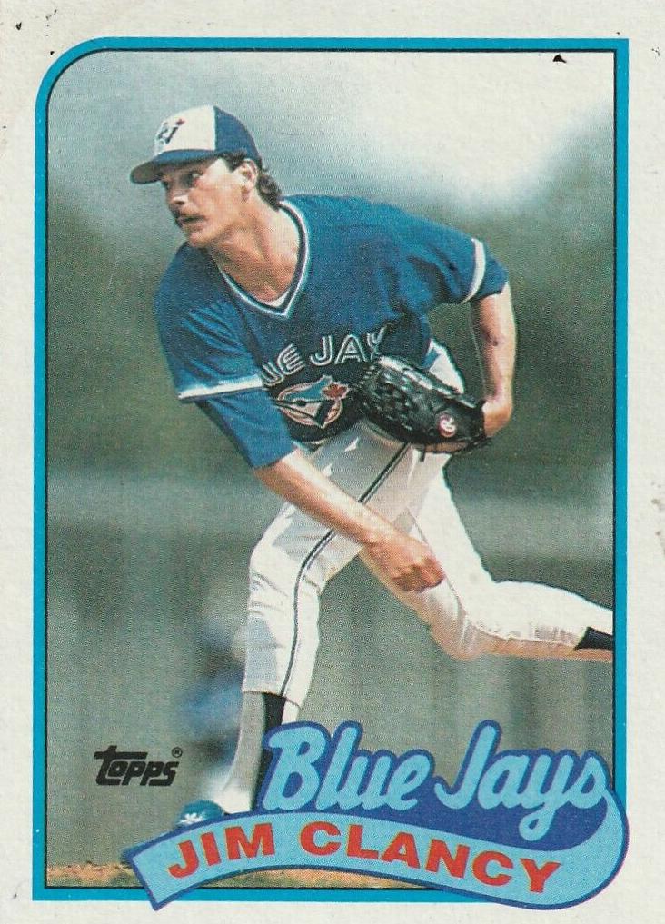 1989 Topps Jim Clancy #219 card