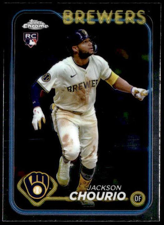 Jackson Chourio 2024 Chrome Update card