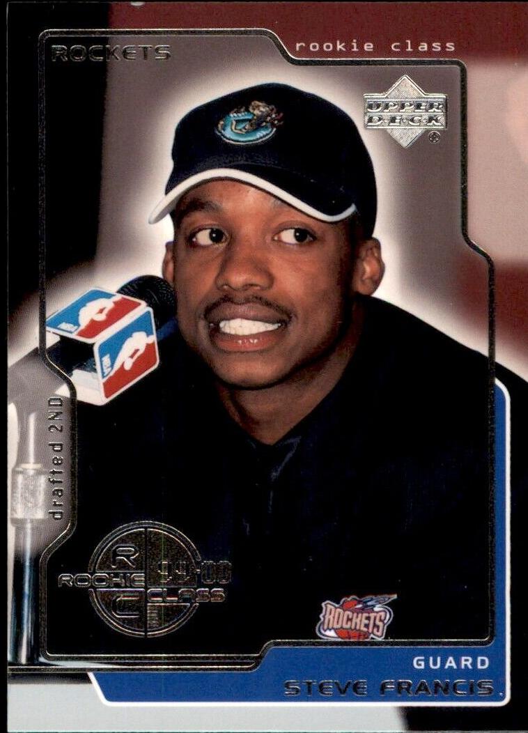 1999 Upper Deck Steve Francis #157 card