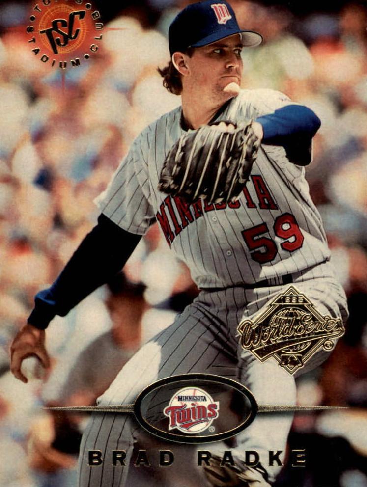 1995 Topps Stadium Club Brad Radke #560 card