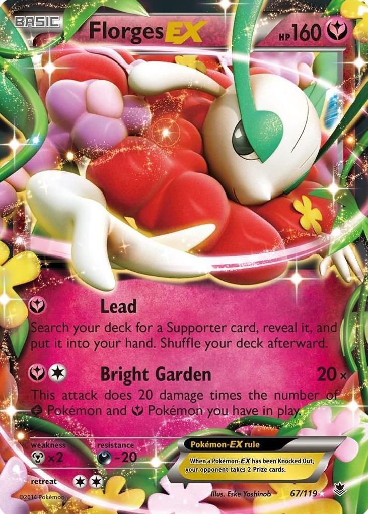 Florges EX 2014 Pokemon XY Phantom Forces