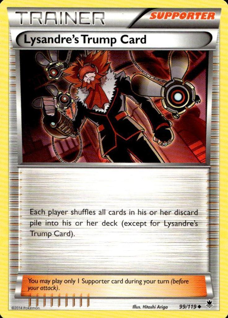 Lysandre's Trump Card 2014 Pokemon XY Phantom Forces