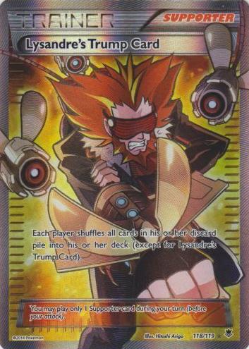 Lysandre's Trump Card 2014 Pokemon XY Phantom Forces