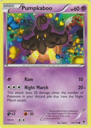 Pumpkaboo 2014 Pokemon XY Phantom Forces