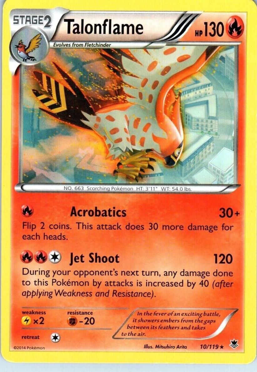 Talonflame 2014 Pokemon XY Phantom Forces
