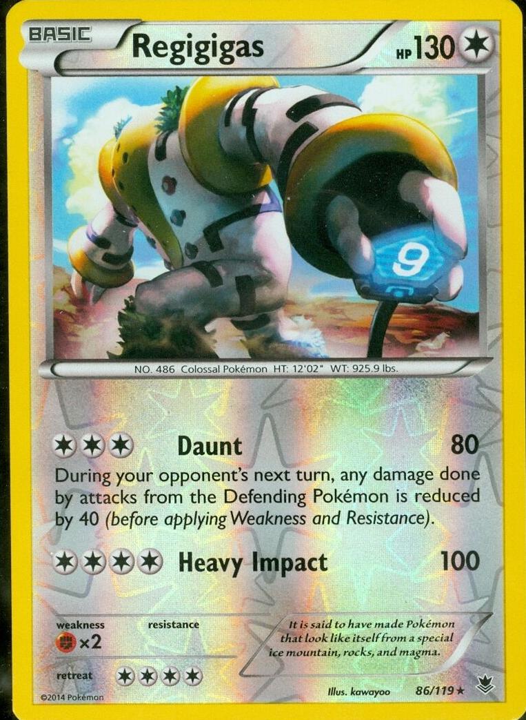 Regigigas 2014 Pokemon XY Phantom Forces