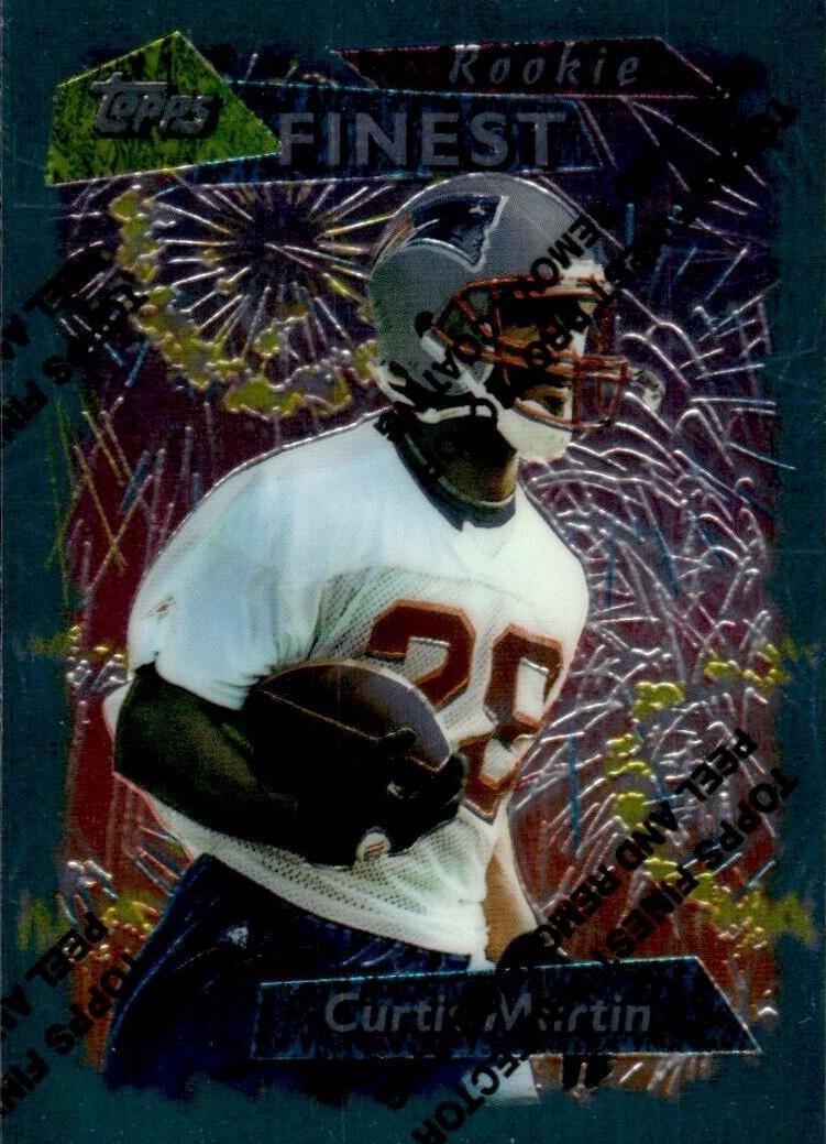 1995 Topps Finest Curtis Martin #264 card