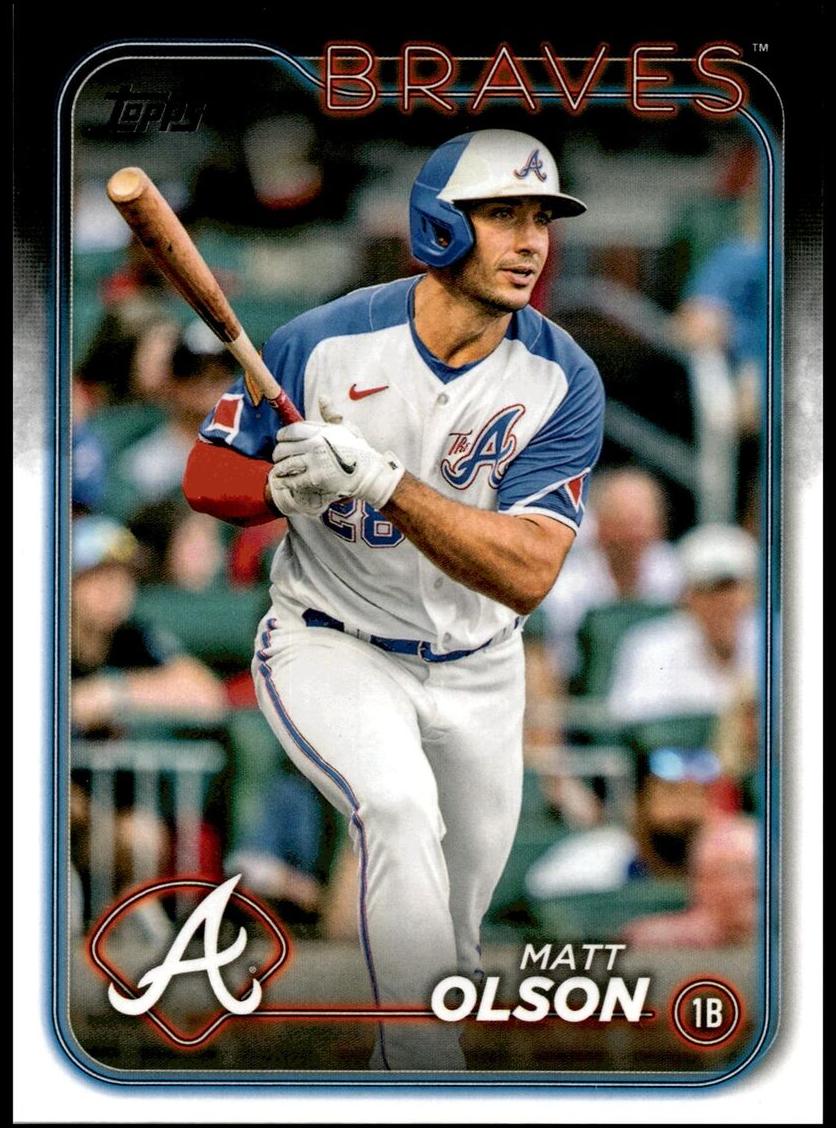 Matt Olson 2024 Topps Series 1 card