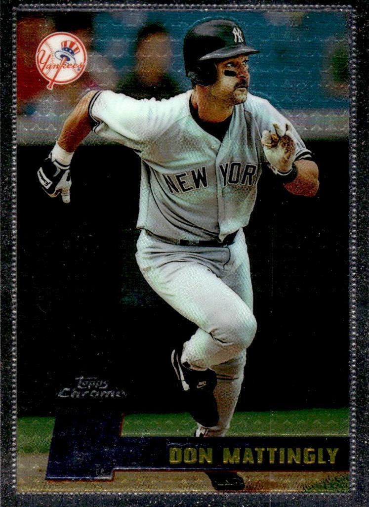 1996 Topps Chrome Don Mattingly #56 card