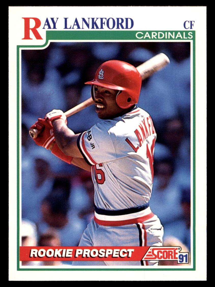 1991 Score Ray Lankford #731 card
