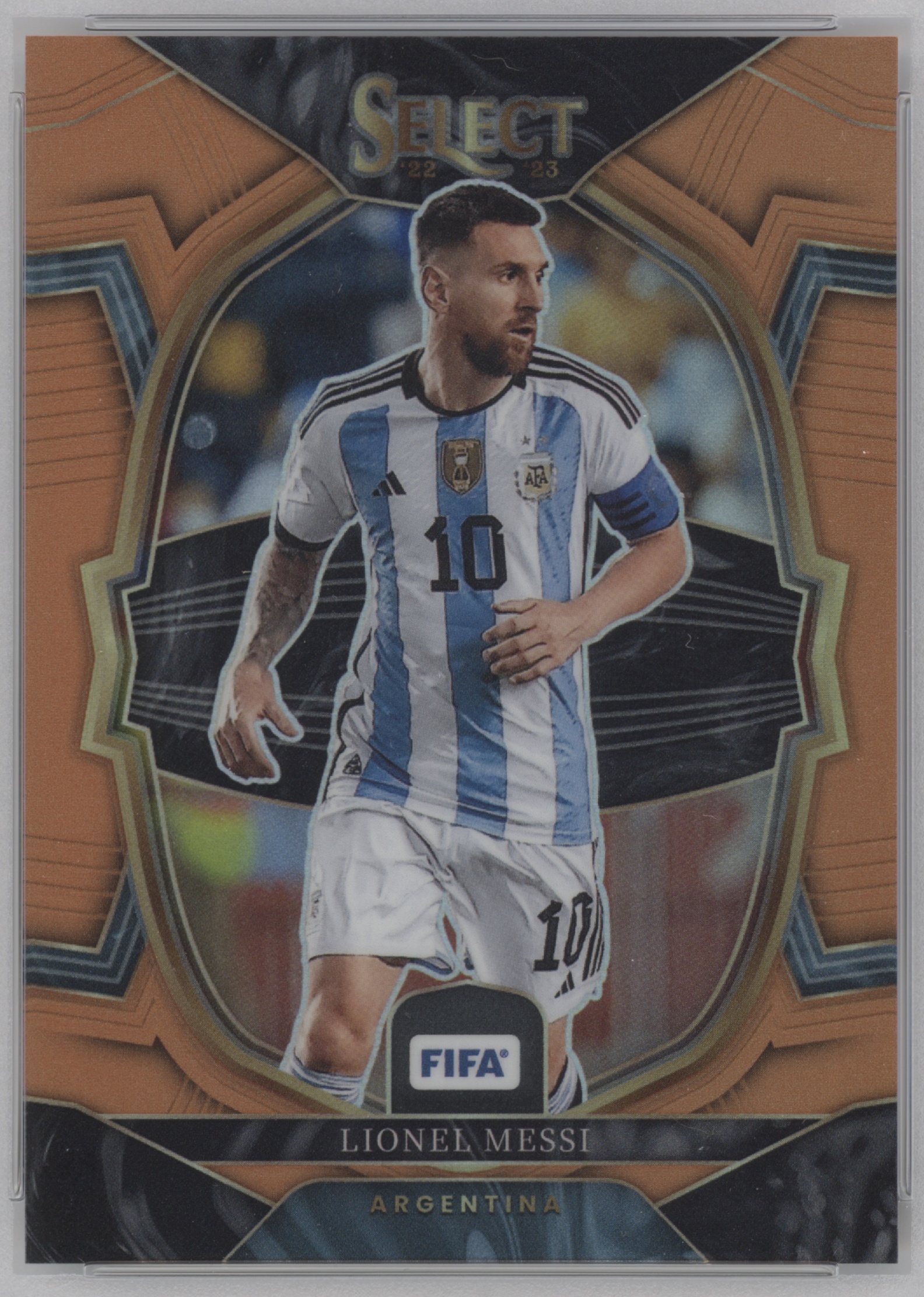 2022 Panini Select FIFA Lionel Messi [Blue] #4 card