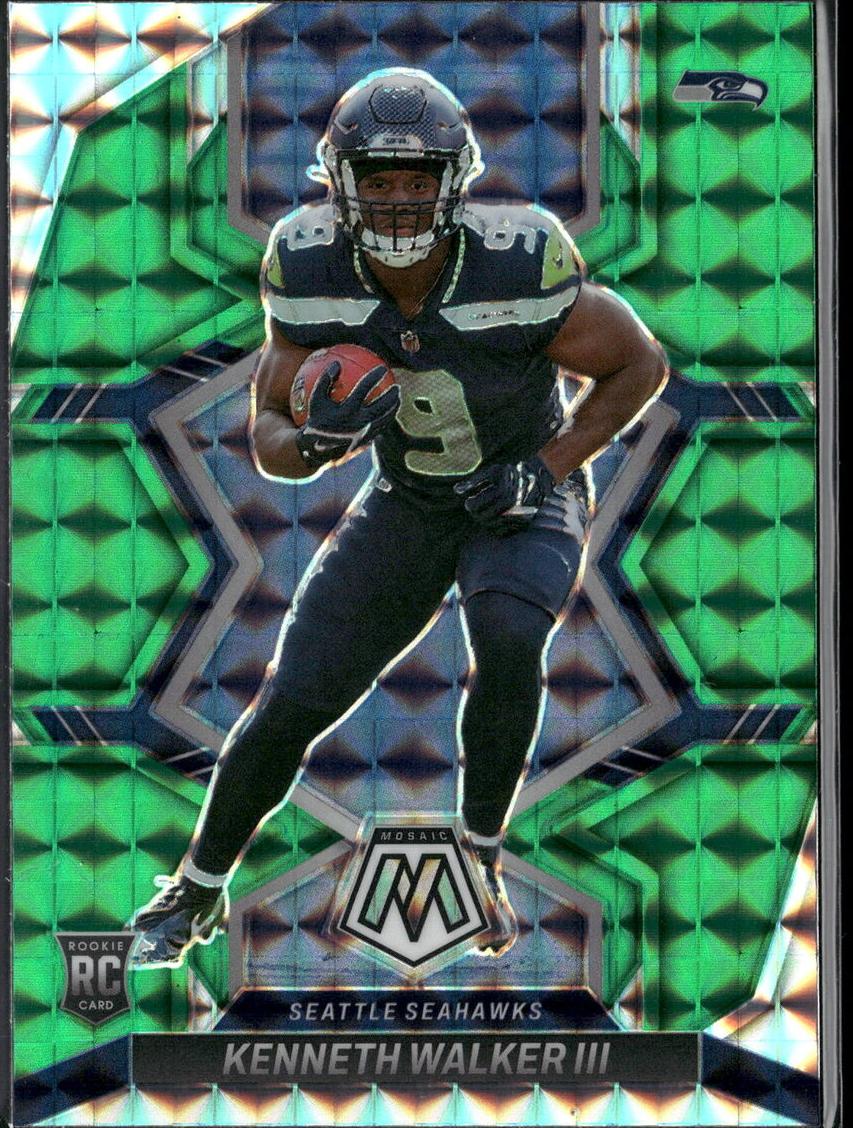 2022 Panini Mosaic Kenneth Walker III #308 card
