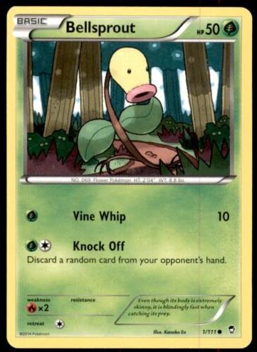 Bellsprout 2014 Pokemon XY Furious Fists