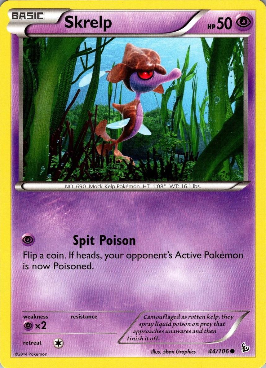 Skrelp 2014 Pokemon XY Flashfire