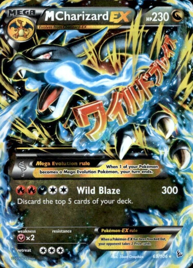 M Charizard EX 2014 Pokemon XY Flashfire