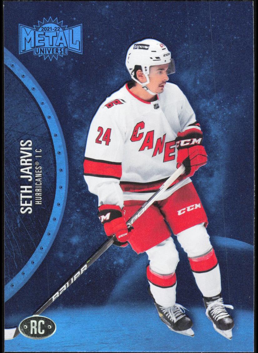 2021 Skybox Metal Universe Seth Jarvis [Blue Spectrum] #156 card