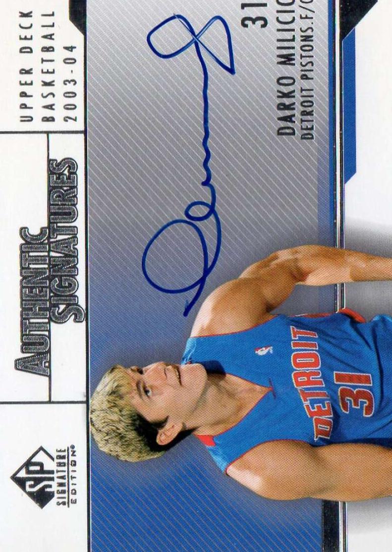 2003 Darko Milicic #DM-A