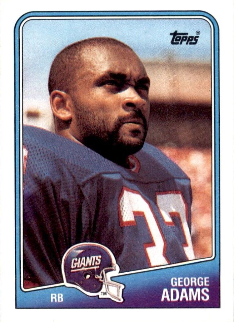 1988 Topps George Adams #275 card
