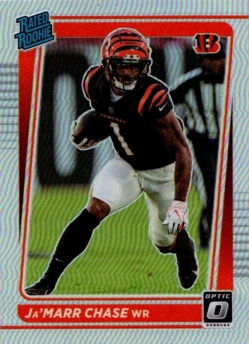 2021 Donruss Optic Ja'Marr Chase [Purple] #207 card