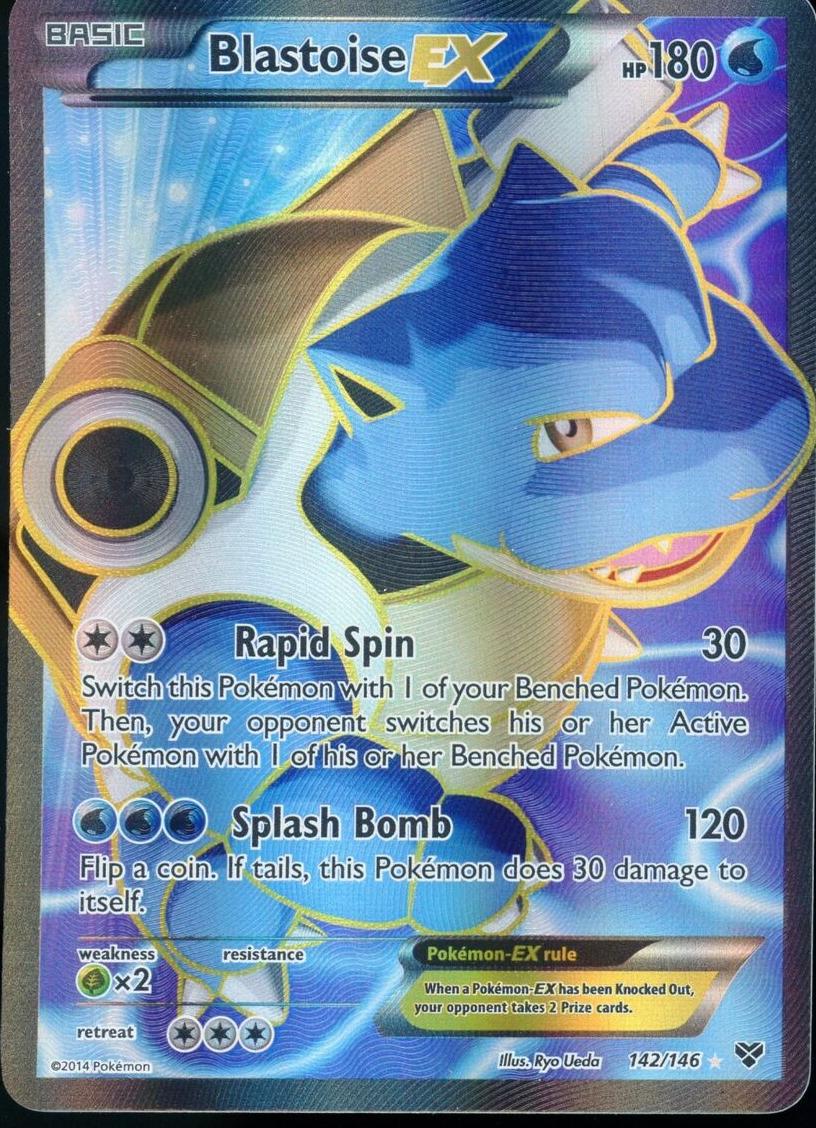 2014 Pokemon Full Art #142 Blastoise front