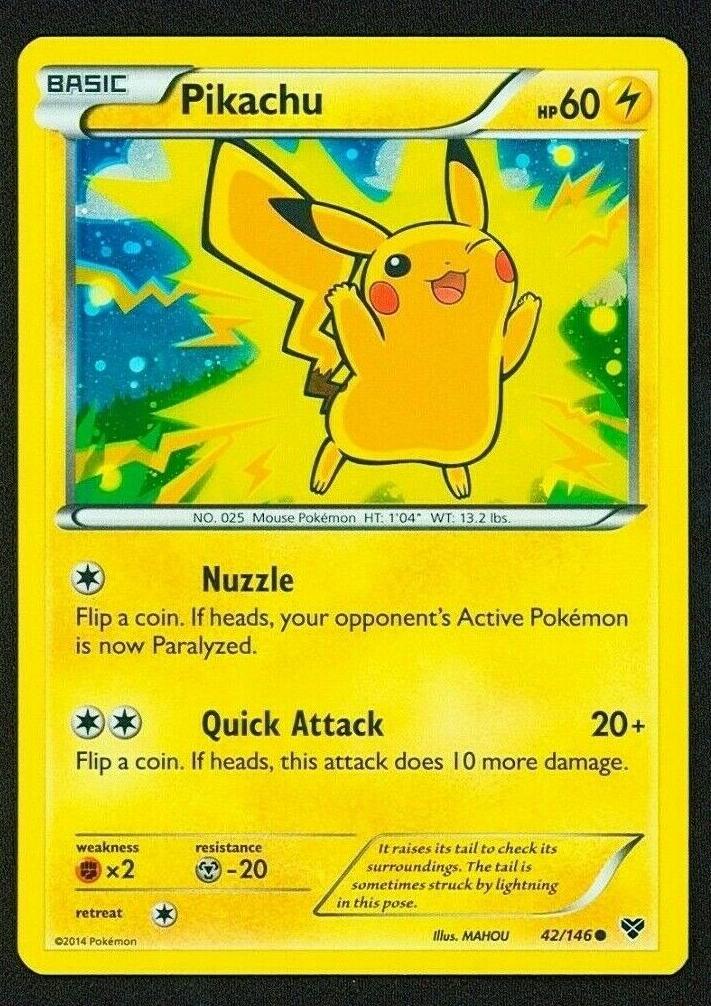 Pikachu 2014 Pokemon XY Cosmos Holo
