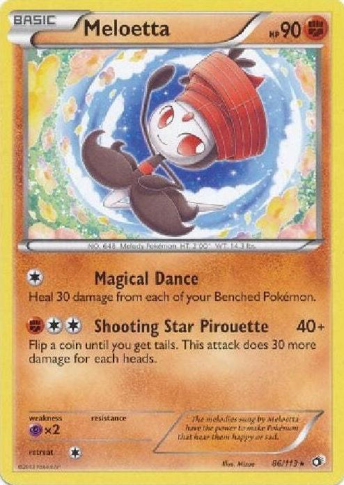 Meloetta 2013 Pokemon Black & White Legendary Treasures