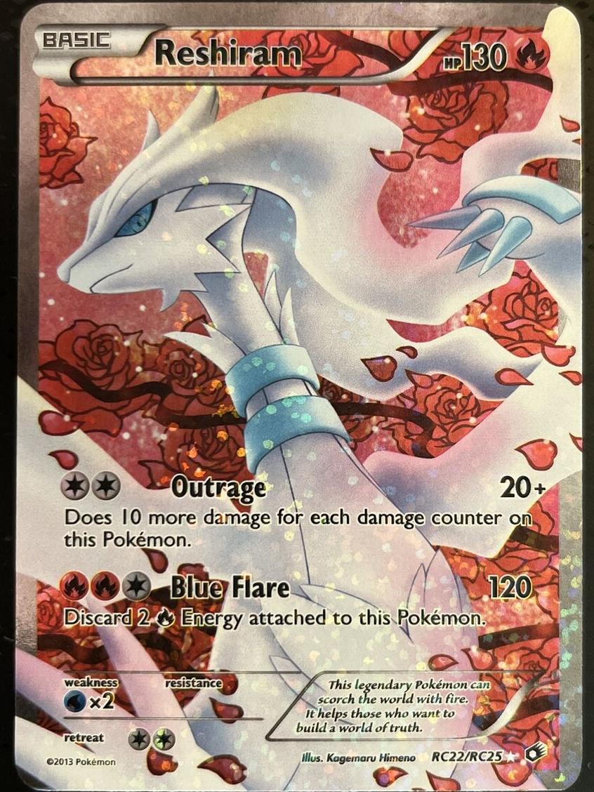 Reshiram 2013 Pokemon Black & White Legendary Treasures