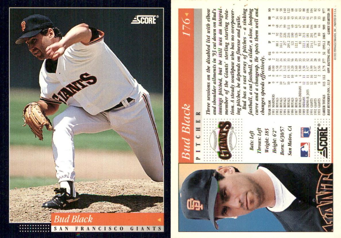 1994 Bud Black #176