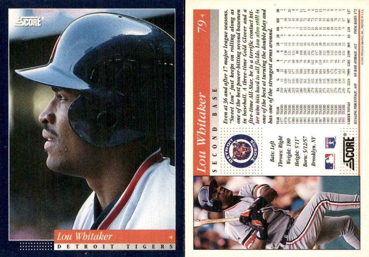 1994 Lou Whitaker #79