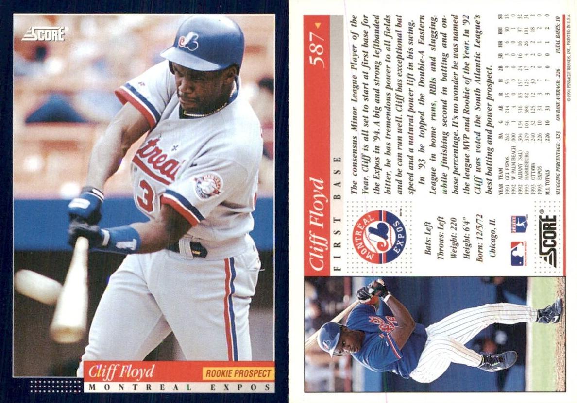 1994 Cliff Floyd #587