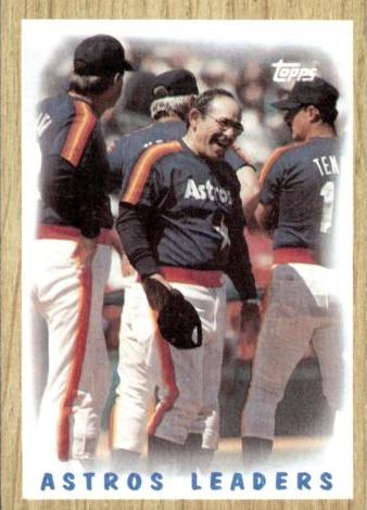 Astros Leaders 1987 Topps Baseball