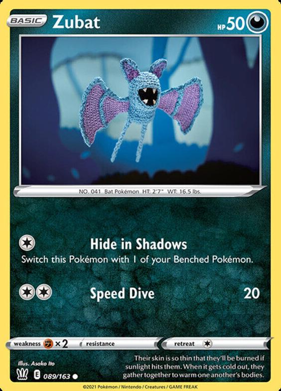 Zubat 2021 Pokemon Battle Styles