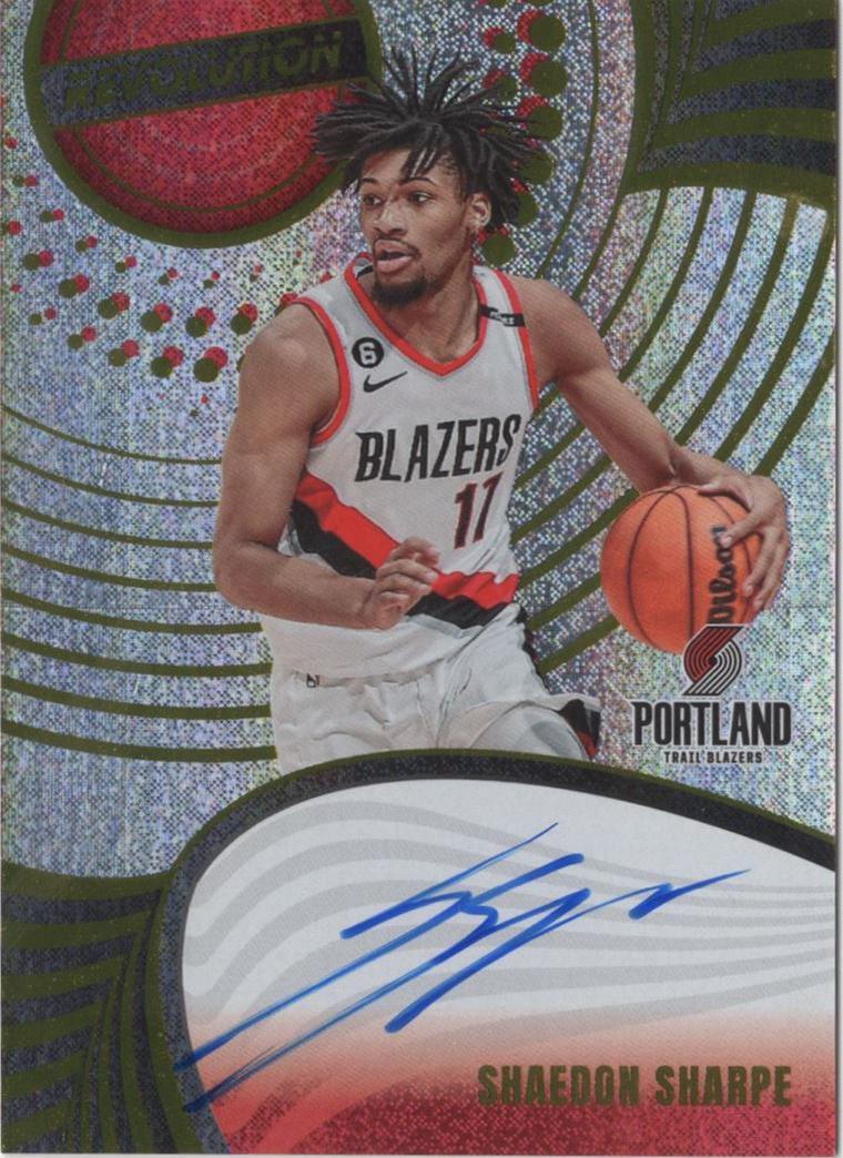 2023 Panini Revolution Shaedon Sharpe #A-SSB card