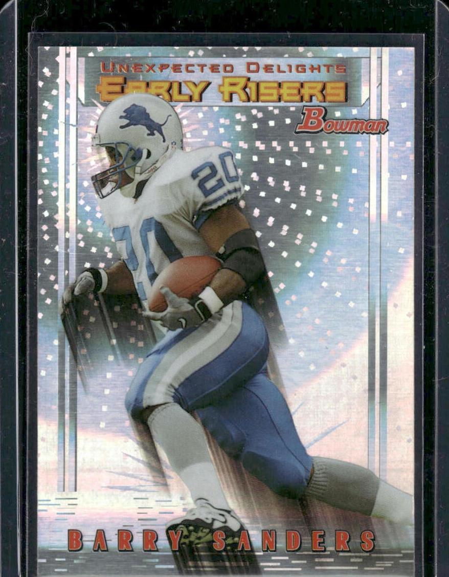 1999 Bowman Barry Sanders #U4 card