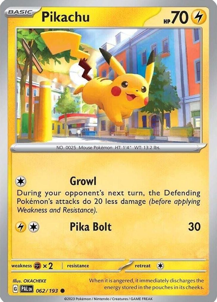 Pikachu 2023 Pokemon Scarlet & Violet Paldea Evolved