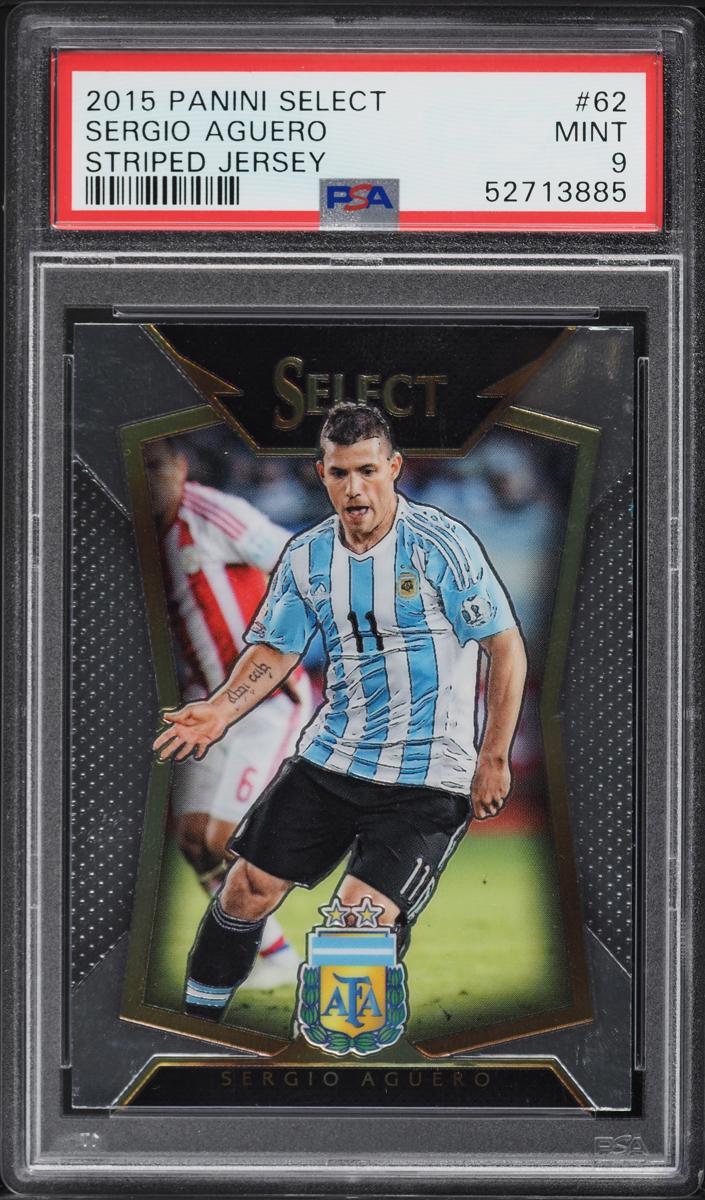 2015 Panini Select Sergio Aguero #62 card