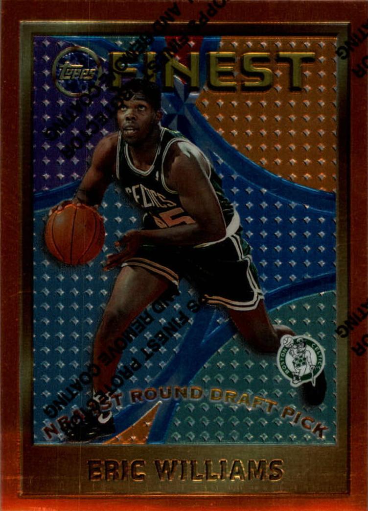 1995 Topps Finest Eric Williams #124 card