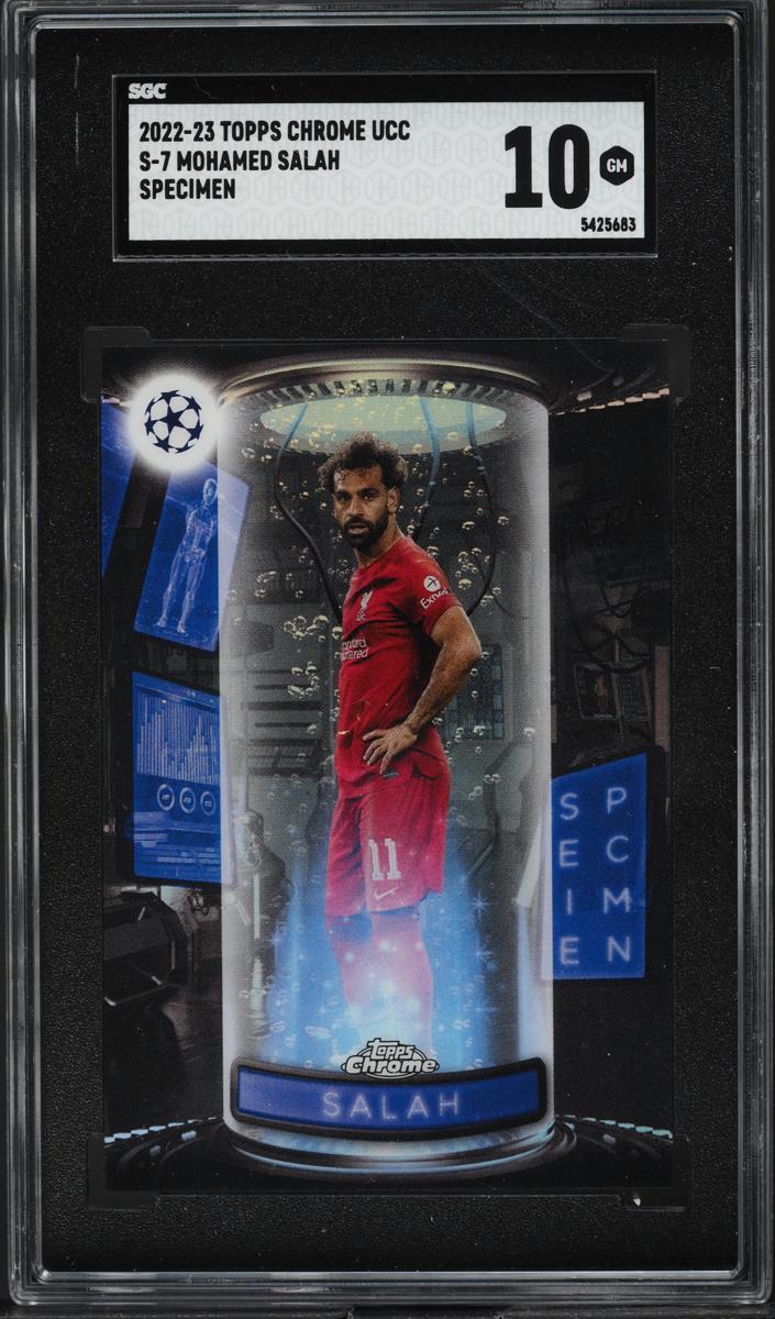 Mohamed Salah - 2022 Topps Chrome UEFA Club Competitions Soccer