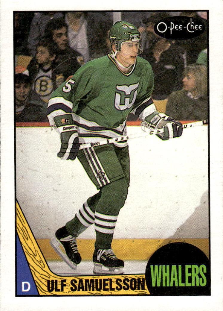 1987 O-Pee-Chee Ulf Samuelsson #23 card