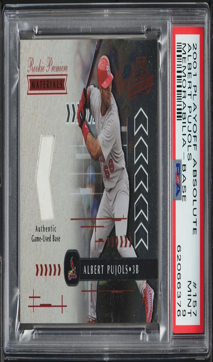 2001 Playoff Absolute Baseball Albert Pujols #157 PSA 4.5